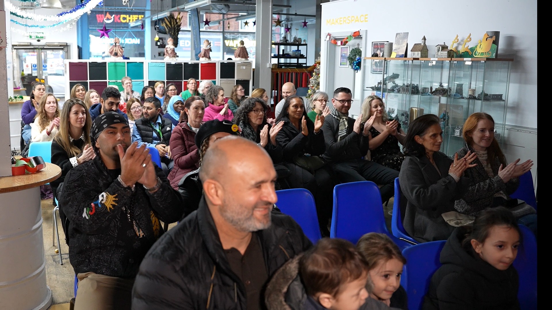 The closing moments of the Gelem, Gelem premiere