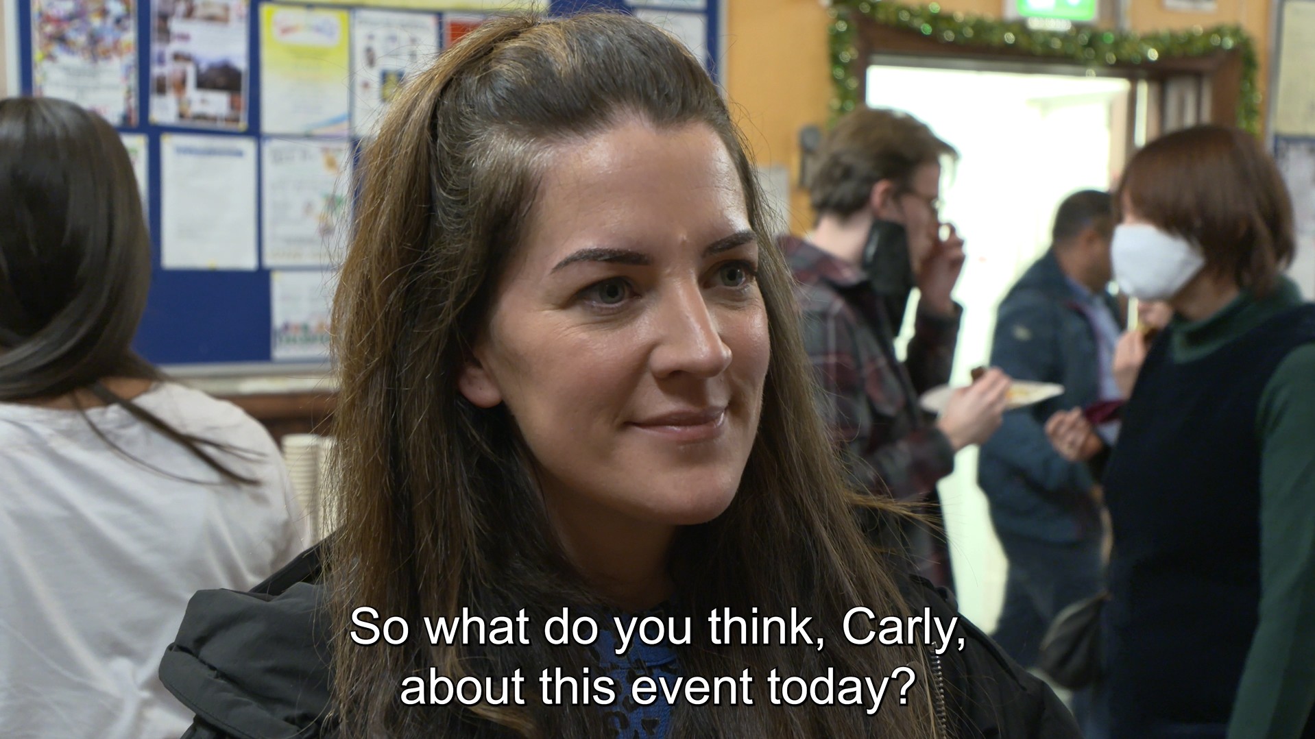 Carly Henderson, The Dukes Theatre and KaskoSan Trustee at Roma Ladies' Christmas Event, 8th December 2021